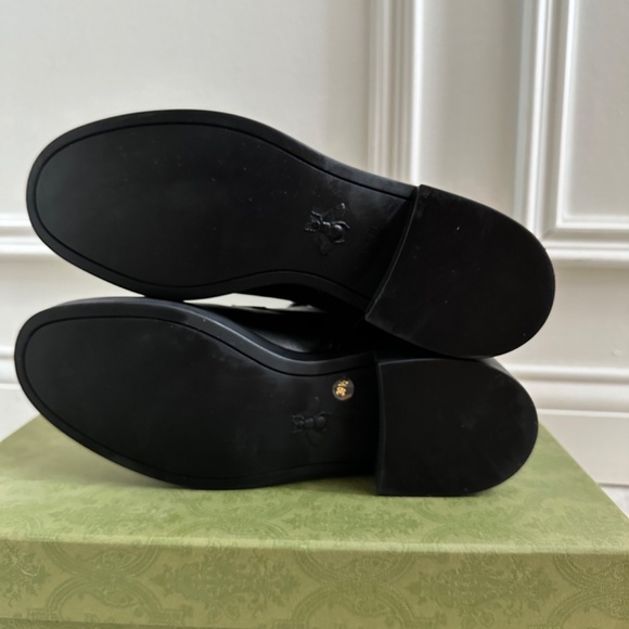 Gucci combat boots leather double G - Picture 3 of 4